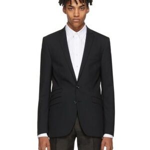 TIGER OF SWEDEN Nedvin men’s wool suit jacket blazer fully lined navy blue sz54L